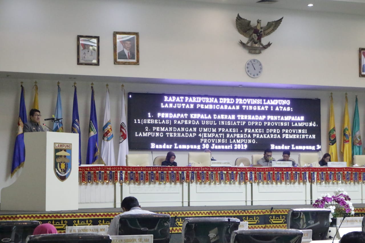 Gubernur Ridho Beri Apresiasi dan Setujui 11 Raperda yang Diajukan DPRD untuk Dibahas dalam Rapat Lanjutan