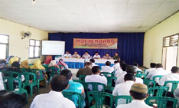 Kepala Bappeda Pimpin Musrenbang Kecamatan Bangun Rejo
