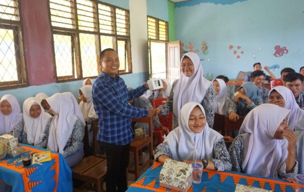 KPU Lampura Roadshow Sosialisasi Pemilih Pemula