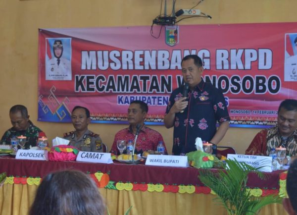 Wabup Tanggamus Hadiri Musrenbang Kecamatan Wonosobo