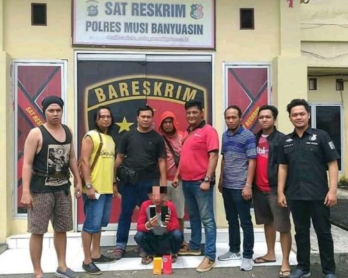 Maling Dua HP Android Indra Gunawan Ditangkap Tim Reskrim Polres Muba