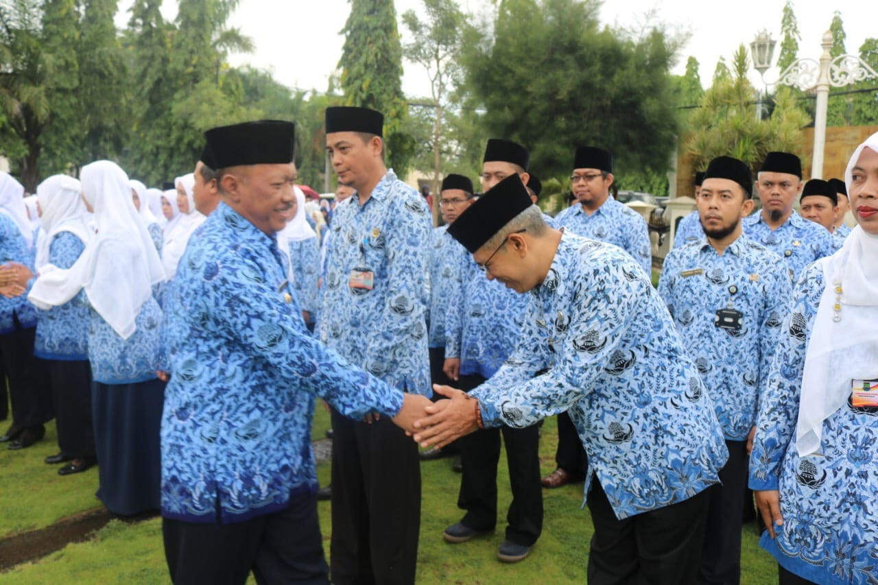 216 CPNS dan 67 Pegawai Fungsional Cilegon Terima SK