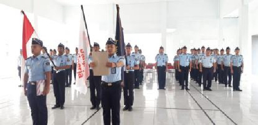 Lapas Gunung Sugih Gelar Apel Komitmen Janji Kinerja