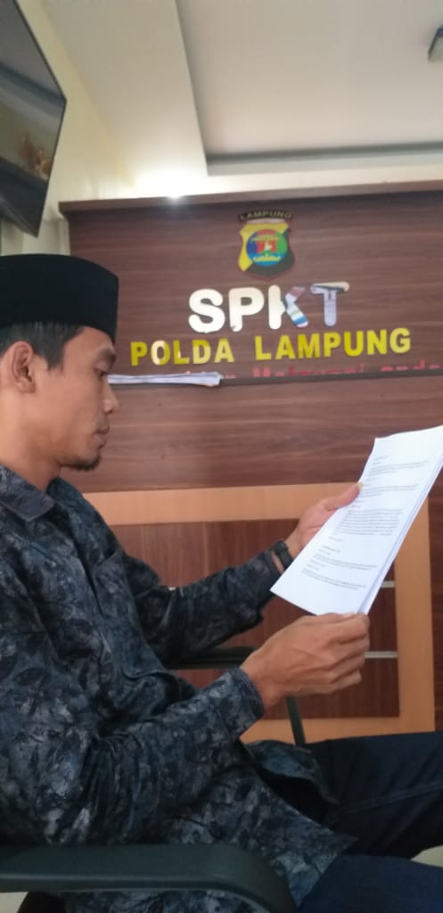 Bantah Tudingan LSM, Akmal Fatoni Lapor Ke Polda