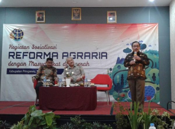 Endro S Yahman Sosialisasi Reforma Agraria Dengan Masyarakat di Daerah