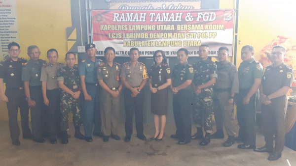 Kapolres Lampung Utara Gelar FGD Bersama Lintas Instansi