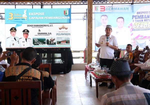 Bupati Dendi Ramadhona Persilahkan Wartawan Kritik Kinerja Pemda Pesawaran