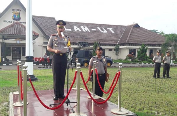 HPSN 2019, Kapolres Lampura Imbau Jajaran Peduli Sampah