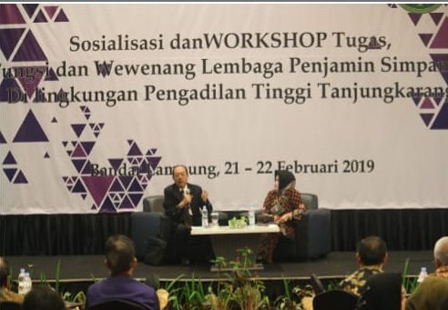 Hakim dan Panitera Se-Lampung Ikuti Sosialisasi LPS