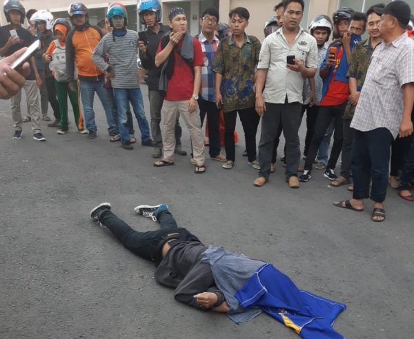Pria Asal Way Hui Tewas Lompat Dari Gedung Trans Mart Bandar Lampung