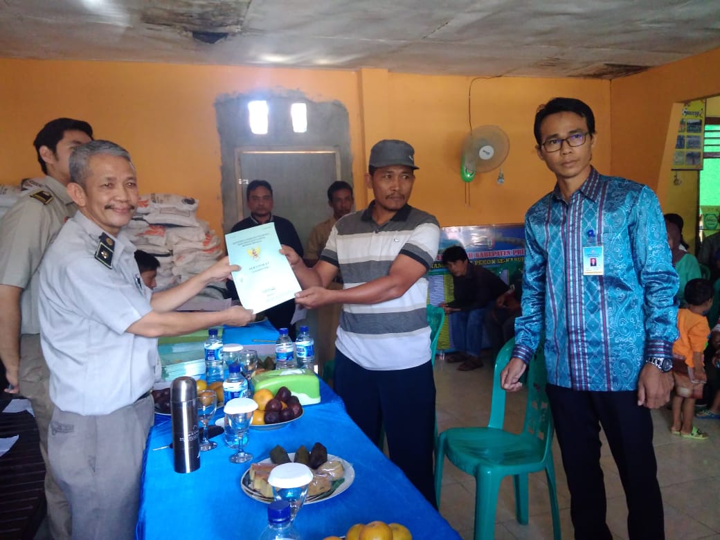 670 Sertifikat PTSL Pekon Rejosari Dibagikan