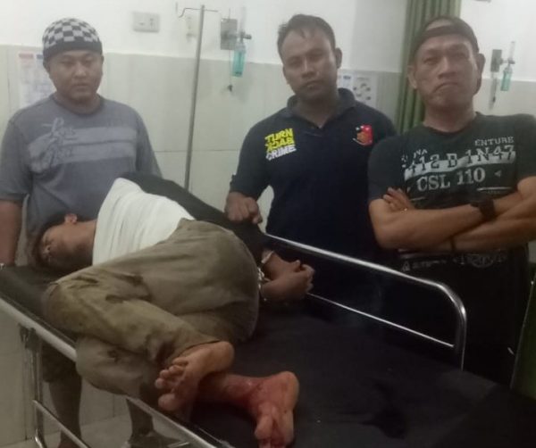 Sempat Melawan Hariyanto Buron Begal Polsek Abung Selatan Ditembak di Bangun Rejo