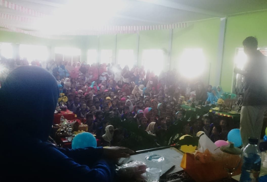 Ribuan Anak PAUD Lomba Mewarnai dan Semarakkan 10 Tahun Kabupaten Pringsewu