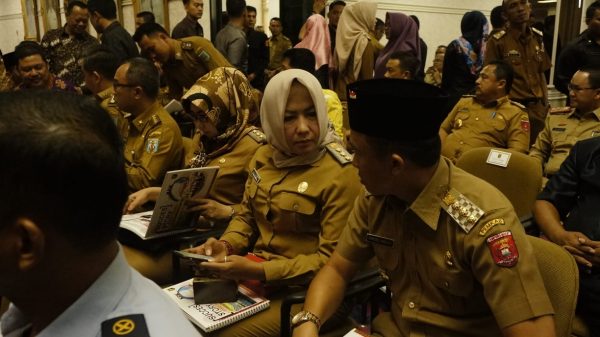 Winarti Hadiri Lounching SIPPKD Provinsi Lampung