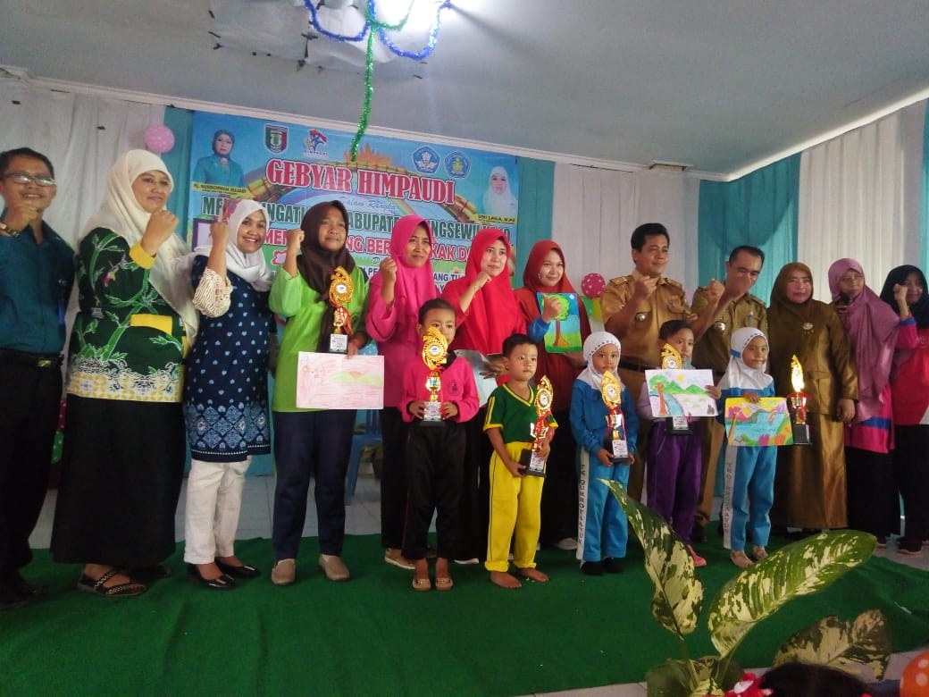 Ratusan Anak Paud Ramaikan Gebyar Himpaudi Gadingrejo