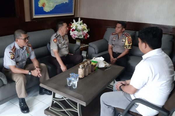 Kapolres Lampung Utara Terima Kunjungan PT. KAI Dirve IV TNK