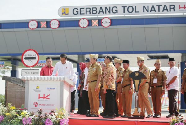 Lagi, Presiden Resmikan Pintu Tol di Lampung