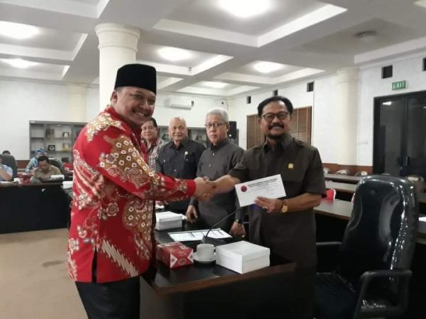 Dua Kandidat Nama Calon Wakil Walikota Cilegon Reno Yanuar dan Ati Marliati Masuk Pimpinan DPRD