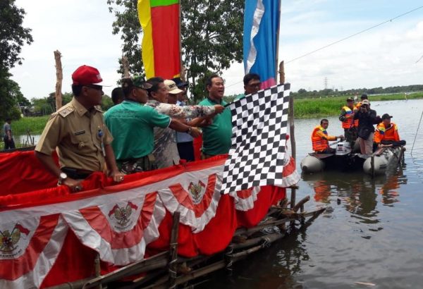 Lomba Perahu Dayung Rawa Bawang Latak Tulang Bawang