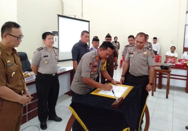 Polres Lampung Timur Kordinasi Pencanangan Zona Integritas Wilayah Bebas Korupsi