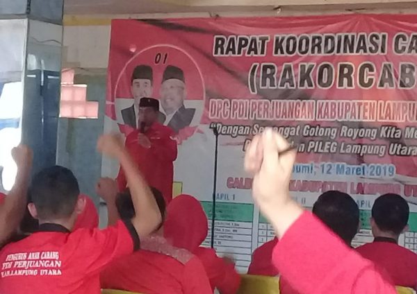 Hadir Rakorcab PDIP Lampura, Busthami Zainudin Diduga Melanggar Aturan Kepemiluan
