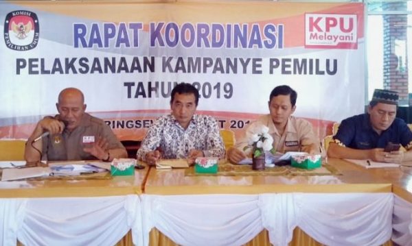 KPUD Pringsewu Pastikan Pelaksanaan Kampanye Pemilu 2019