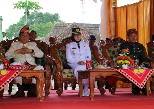 Tanggamus Peringati HUT ke 22 dan HUT Lampung Dengan Upacara