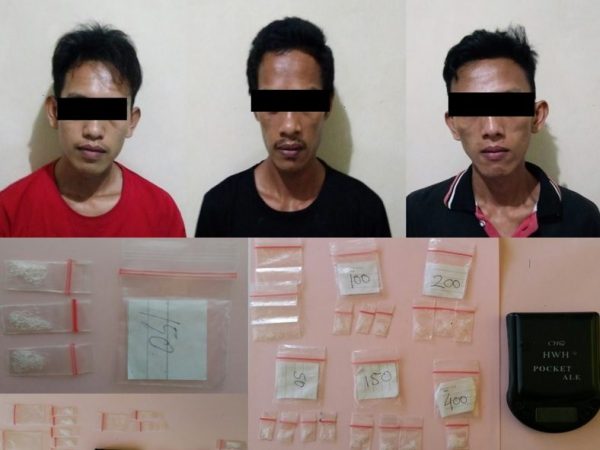 Komplotan Pengedar Sabu Gunung Labuhan Way Kanan Diringkus Polisi