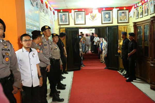 Polres Lampura Terjunkan 280 Personil Amankan Rapat Paripurna Istimewa