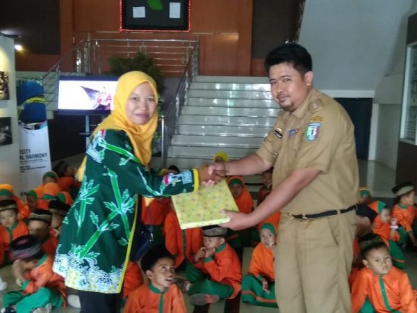 Paud Assalam Adiluwih Kunjungan ke Kantor Bupati Pringsewu