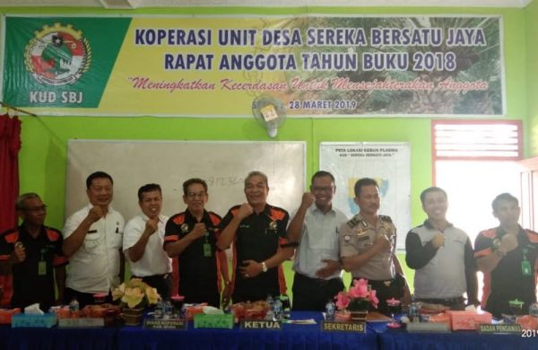 KUD SBJ Desa Sereka Rapat Penutupan Awal tahun.