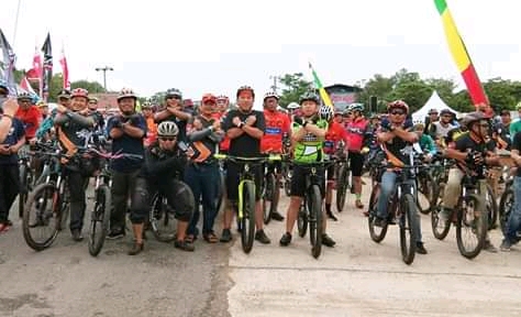 HUT Tubaba Umar Ahmad Gowes Akbar Bersama 252 Sepeda