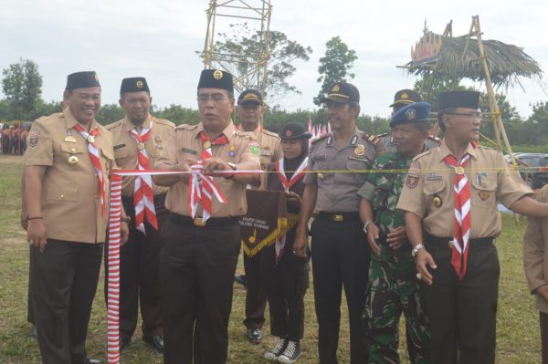 Kwarcab Tulang Bawang Gelar Kemah Galang Ceria HUT-22 Tuba
