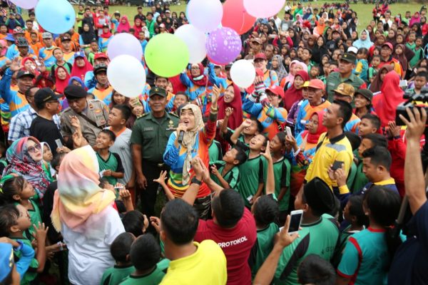 Chusnunia Chalim Canangkan Germas Untuk Warga Lampung Timur