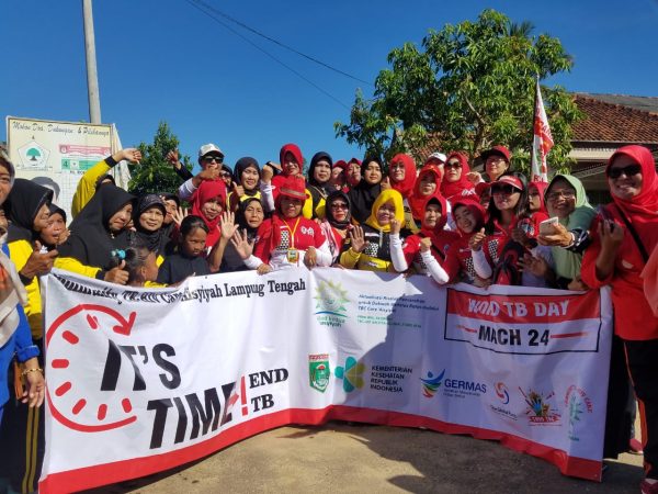 SSR TB Care Aisyiyah Lampung Tengah dan Dastun Community Peringati TB Day