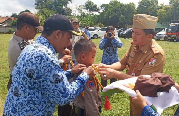 Kadisdik Tubaba Kukuhkan Polisi Cilik Binaan Candra Asri