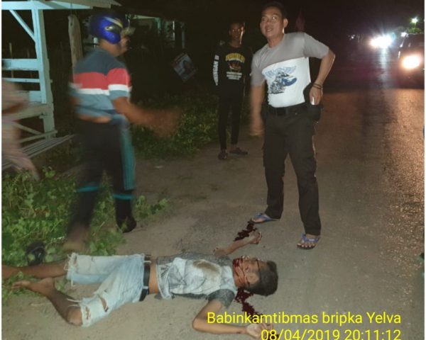 Anto Warga Tiyuh Mulya Kencana Tewas Kecelakaan Tunggal