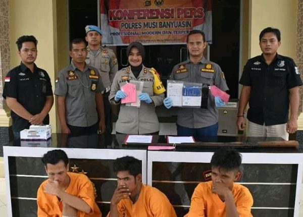 Pencuri dan Penadah Barang Curian Ditangkap Anggota Polres Muba