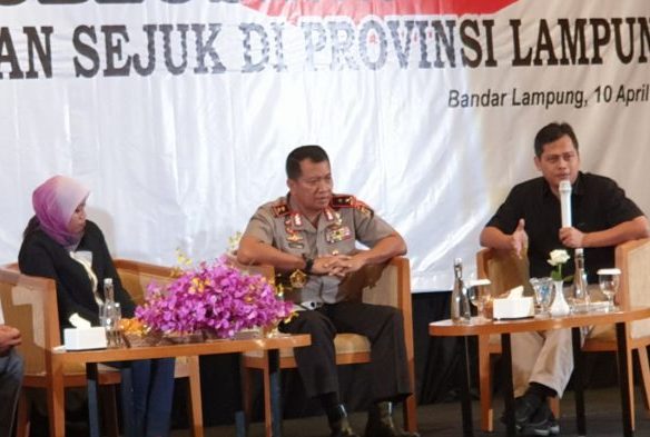 Kapolda Lampung Serukan “Ayo Nyoblos”