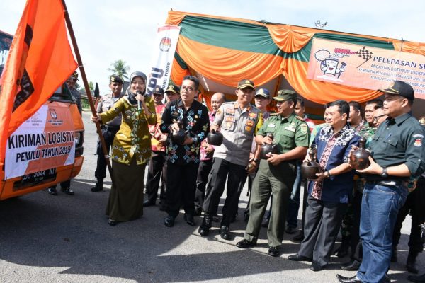 Lampung Timur Mulai Distribusikan Kota Suara ke Empat Kecamatan