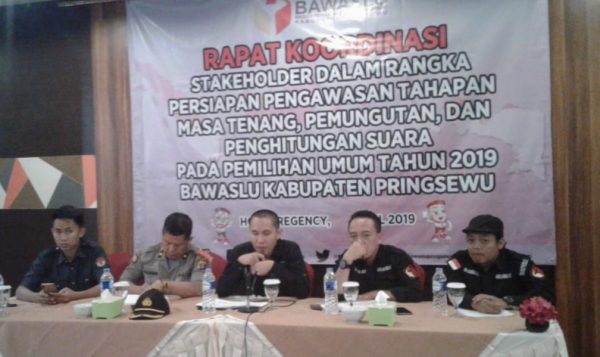 Bawaslu Gelar Rakor Beserta Staek Holder Tuk Hadapi Masa Tenang