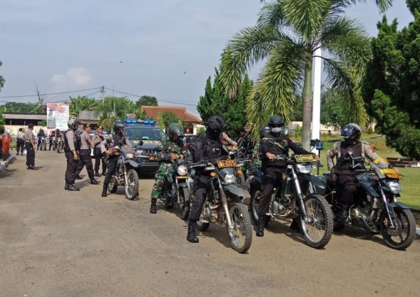 Polres Lampung Utara dan Kodim 0412/LU Gelar Patroli Bersama Jelang Pemilu