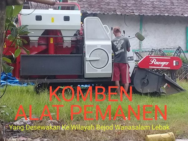 Combine Harvester Milik Dinas Pertanian Kabupaten Pandeglang Jadi Ajang Bisnis Kelompok Tani?