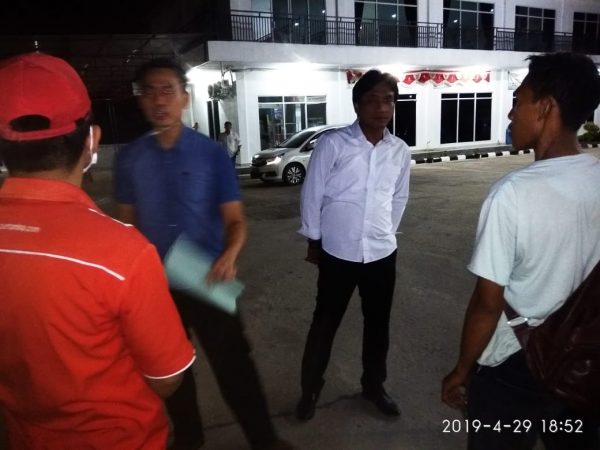 Polisi Segel Satu Unit Mesin SPBU Tulang Bawang