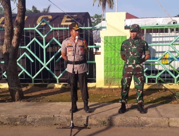 Polres Lampung Utara All Out Amakan Pleno Pemilu 2019 di KPUD