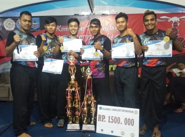 Pesilat Muba Kembali Sabet Juara Umum di Kejurnas IIB Damajaya Bandar Lampung