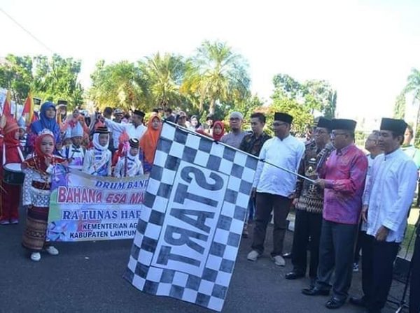 Pemkab Lampura Sambut Ramadhan 1440 H / 2019 M dengan Pawai Keliling