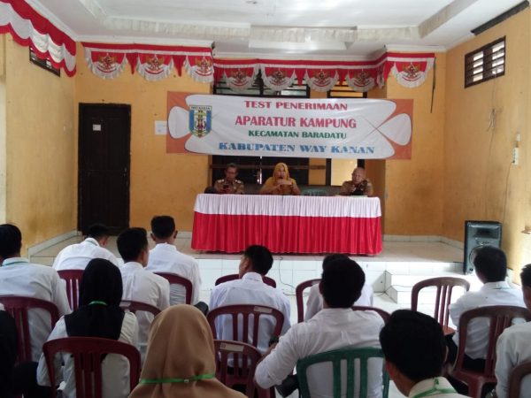 Banjar Agung Mulai Seleksi Tes Calon Aparatur Pemerintahan Kampung