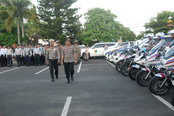 Polresta Bandar Lampung Gelar Apel Operasi Keselamatan Krakatau 2019