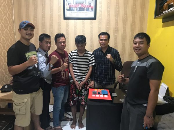 Edarkan Shabu Usai taraweh Ari Supriyanto Masuk Sel Polres Lampura
